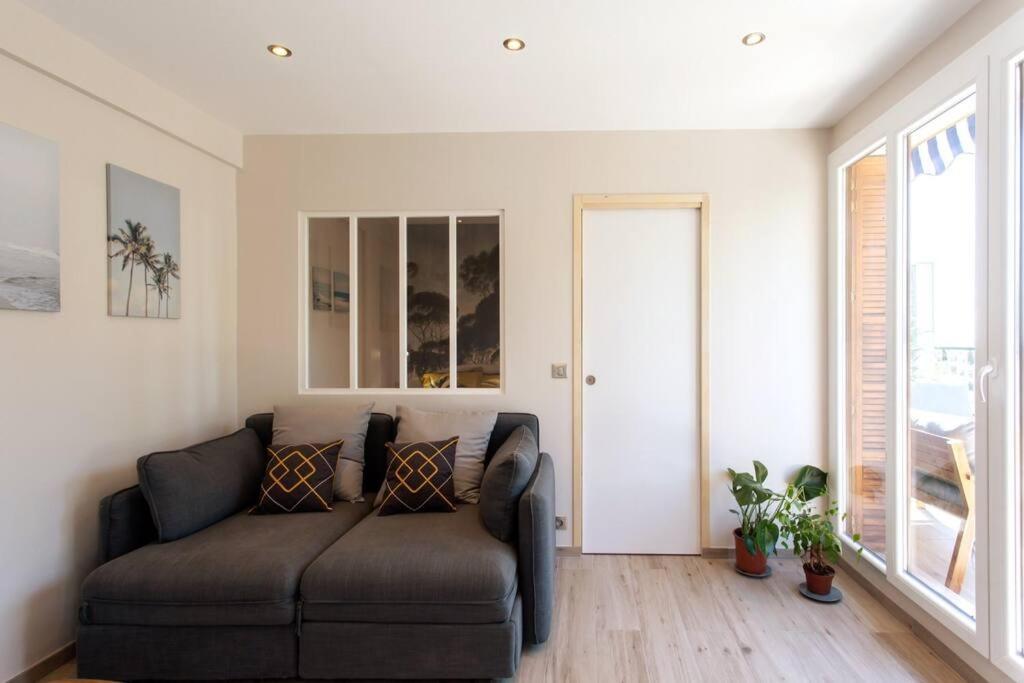 شقة L36 Sea View Terrace 10Min Walking To Sea/Parking & Ac نيس المظهر الخارجي الصورة