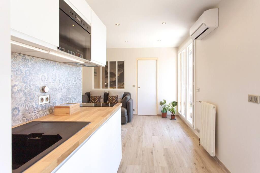 شقة L36 Sea View Terrace 10Min Walking To Sea/Parking & Ac نيس المظهر الخارجي الصورة